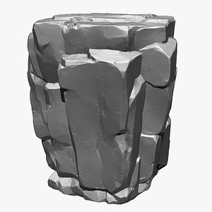 3D Mountain rock Zbrush sculpt