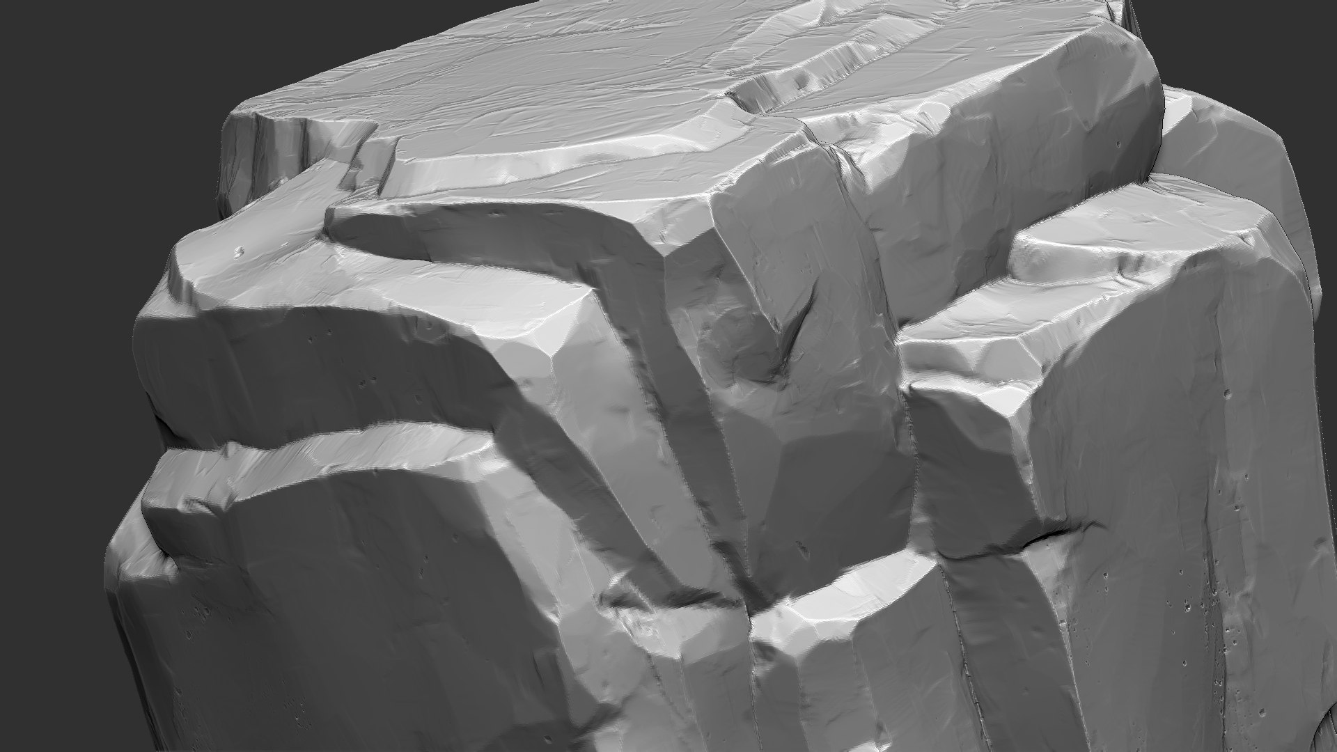 3D 3D Mountain rock Zbrush sculpt - TurboSquid 1894640