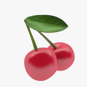 Cherry icon 3D