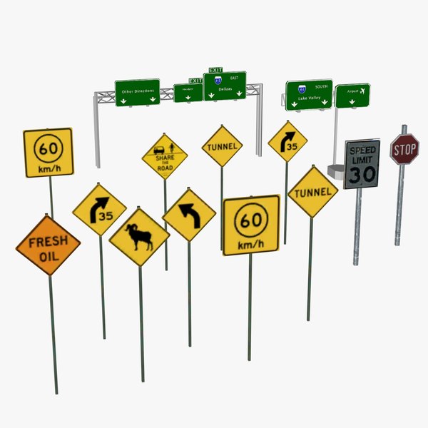 Montessori Materials: Road Signs Nomenclature Cards (6-9)