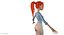Cartoon Business Woman 3b