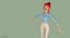 Cartoon Business Woman 3b