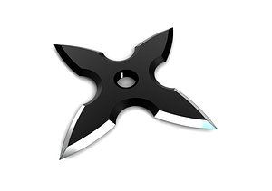 3D shuriken ninja