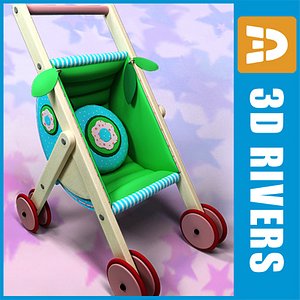 toy baby carriage 3ds