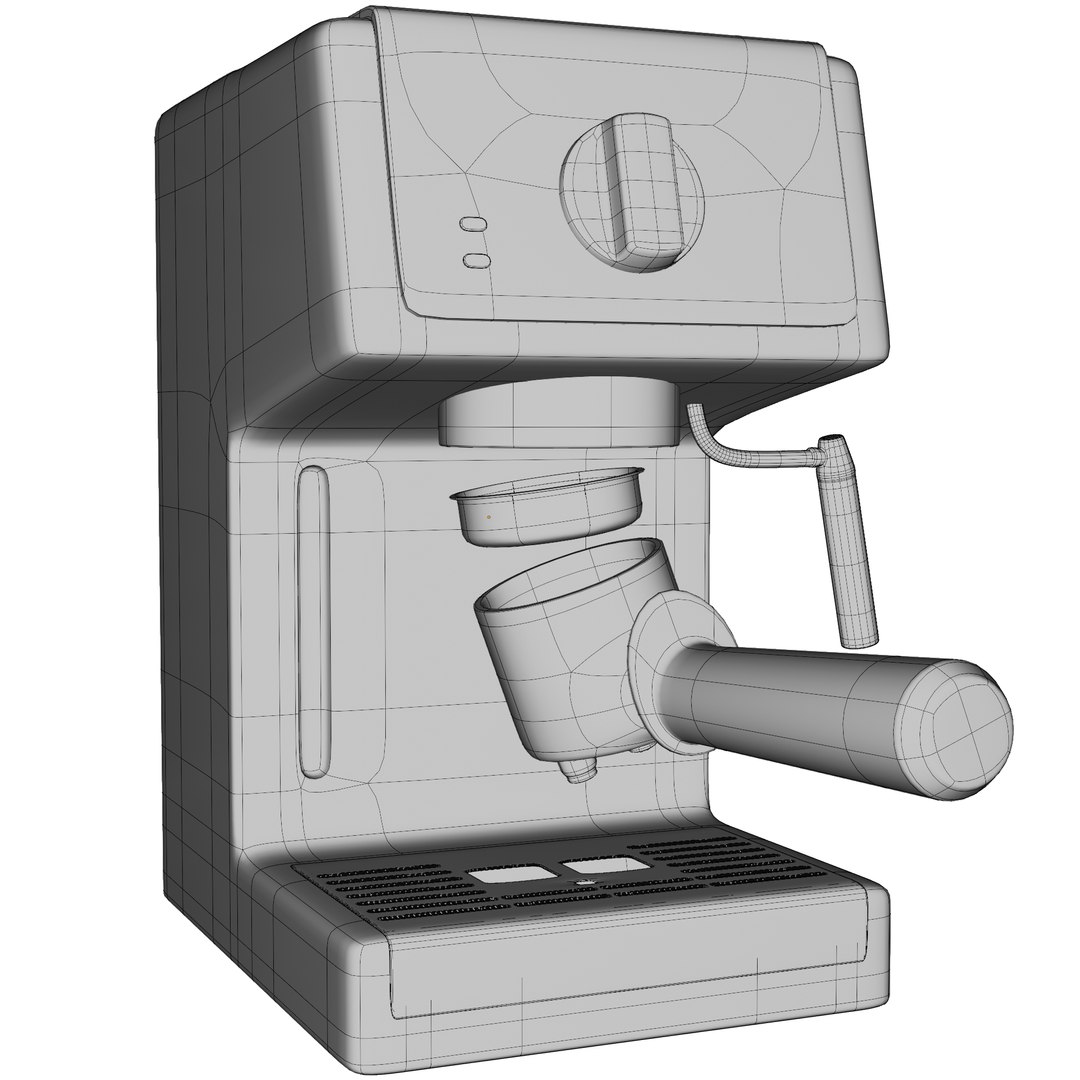 Coffee Maker Espresso Machine Blender 3D Model TurboSquid 1718186