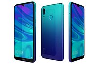 Huawei Y7 2019 Aurora Blue Low Poly