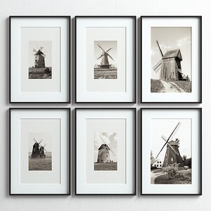 picture frames set 3D model