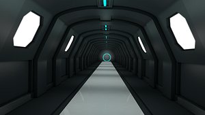 Sci Fi Tunnel 3D