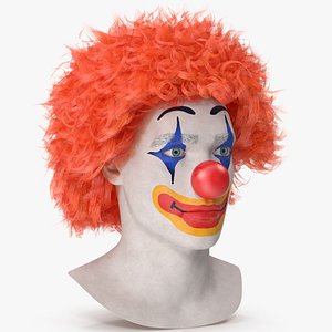 3D Clown Head v 6 model