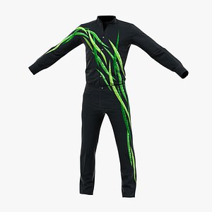 male figure skater costume 3d model