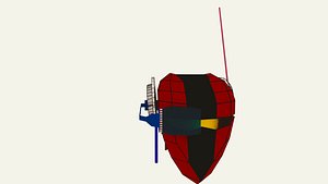 si-fi helmet 3d model