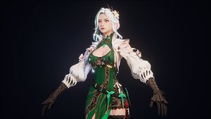 CUTE GIRL 3D MODEL 3D