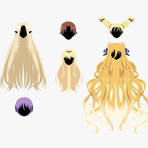 Anime Hair 3D