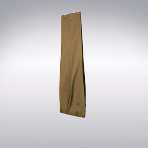 Men's Pants In Khaki - 3D Scanned