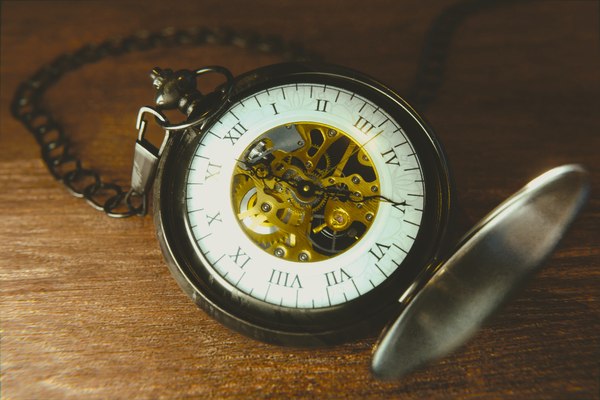 3D clockwork pocket watches model