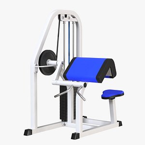 Bicep Curl Machine