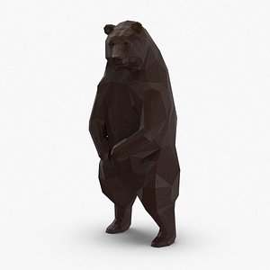 3D bear---upright model