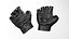 Black Leather Fingerless Glove