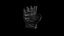 Black Leather Fingerless Glove