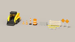 Low Poly Construction Pack - Stylized