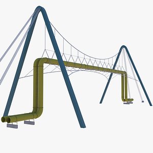 Pipeline bridge III 3D