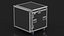 Heavy Duty Rack Flight Case with Wheels 52x48x48cm