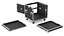 Heavy Duty Rack Flight Case with Wheels 52x48x48cm