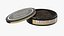 Mockup Moist Snuff Tobacco Can Black
