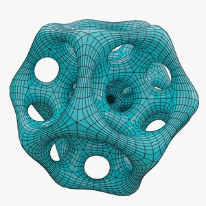 Hyper Loop Skeletal Ball 04 Turquoise