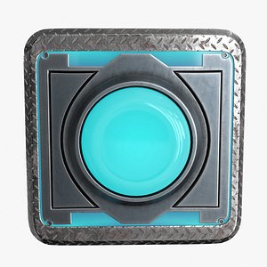 Push Button Neon 3D