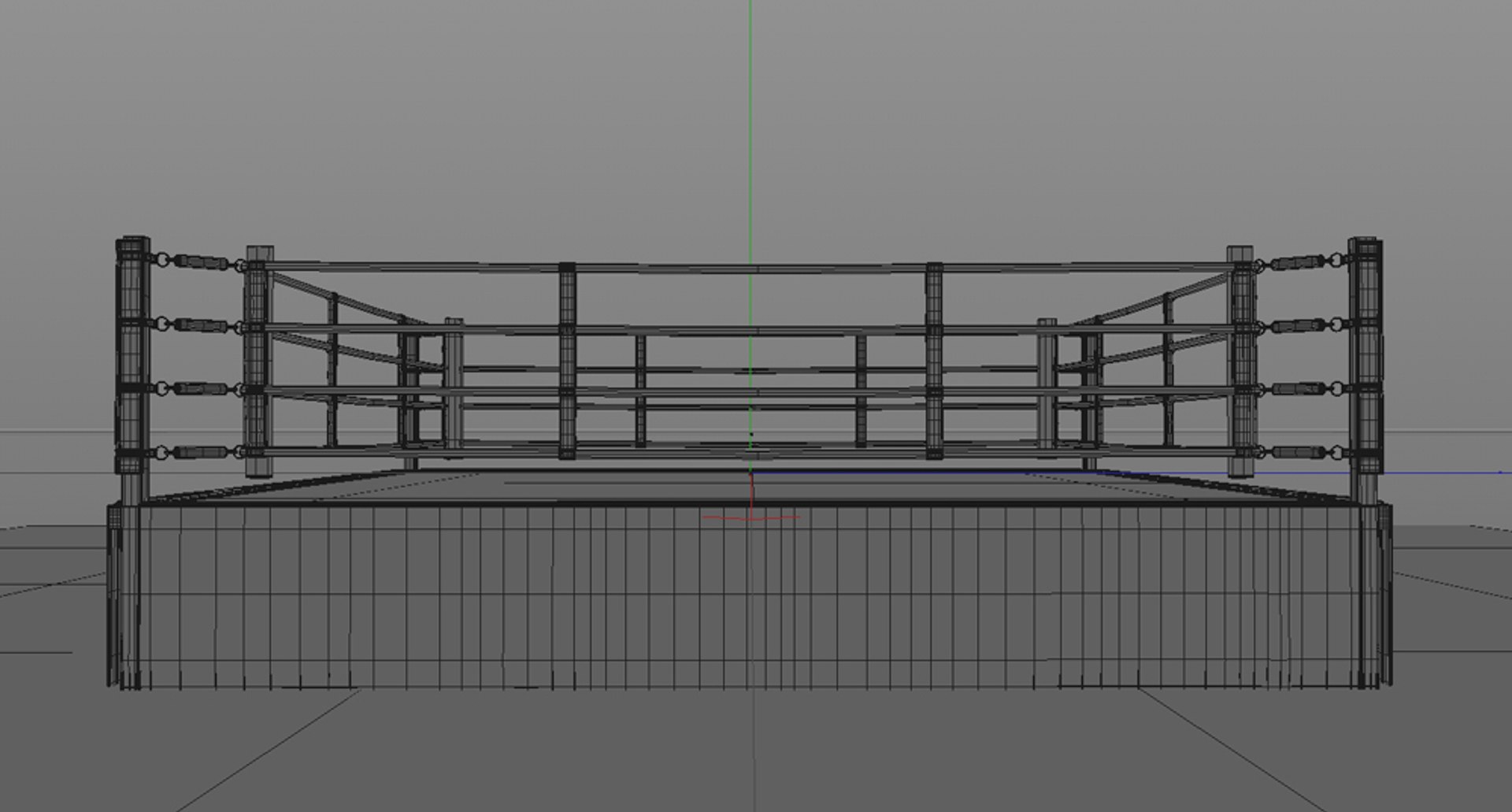 c4d boxing ring