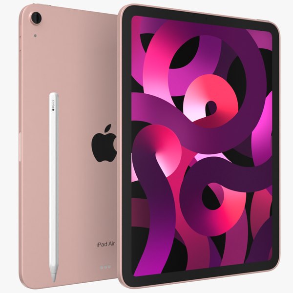 3D iPad Air Pink 2022 model - TurboSquid 1877695
