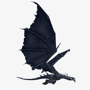 fantasy character dragon thorium 3D