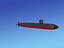 3d model ship los angeles class submarine