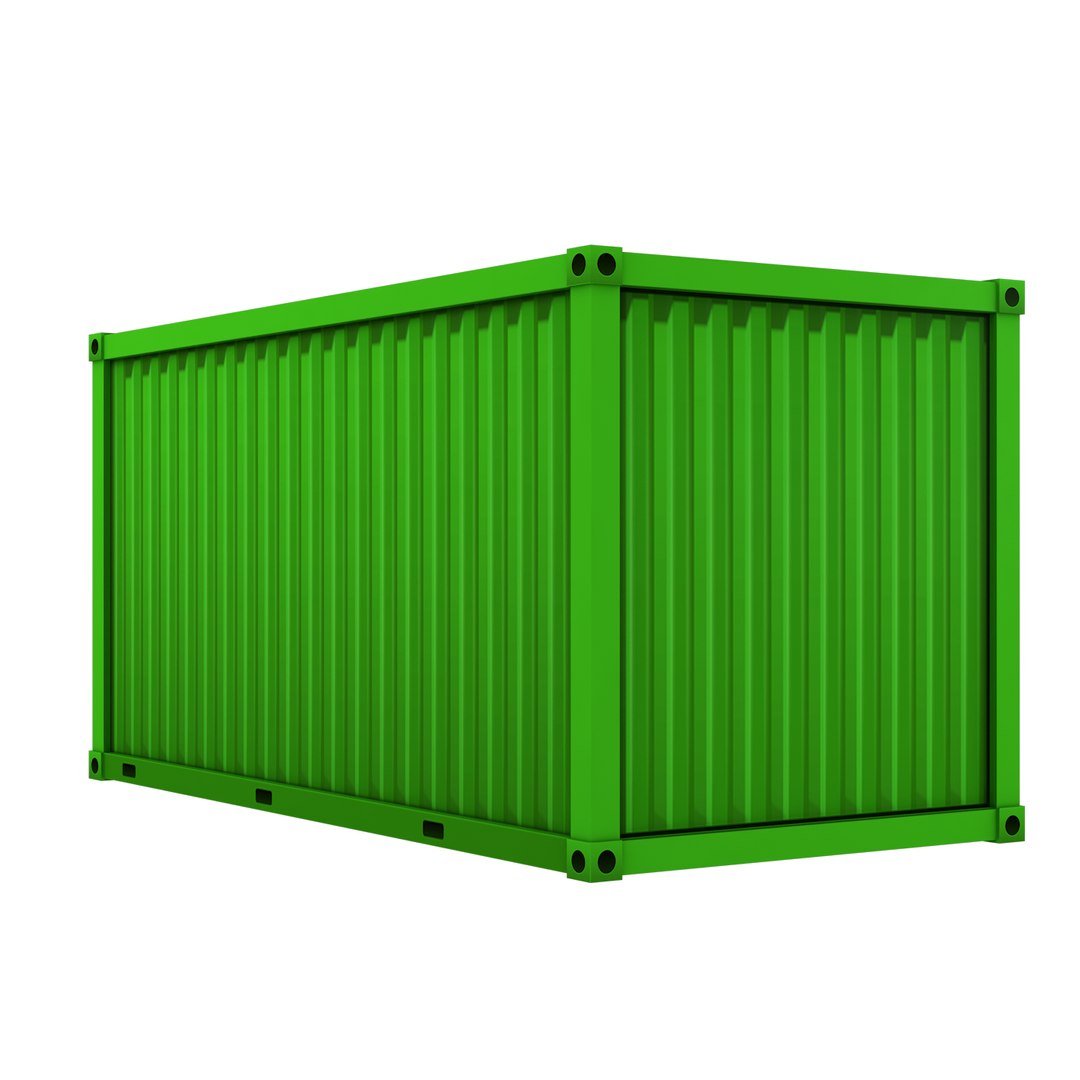 Modeled Cartoon Cargo Container 3D Model - TurboSquid 1474854