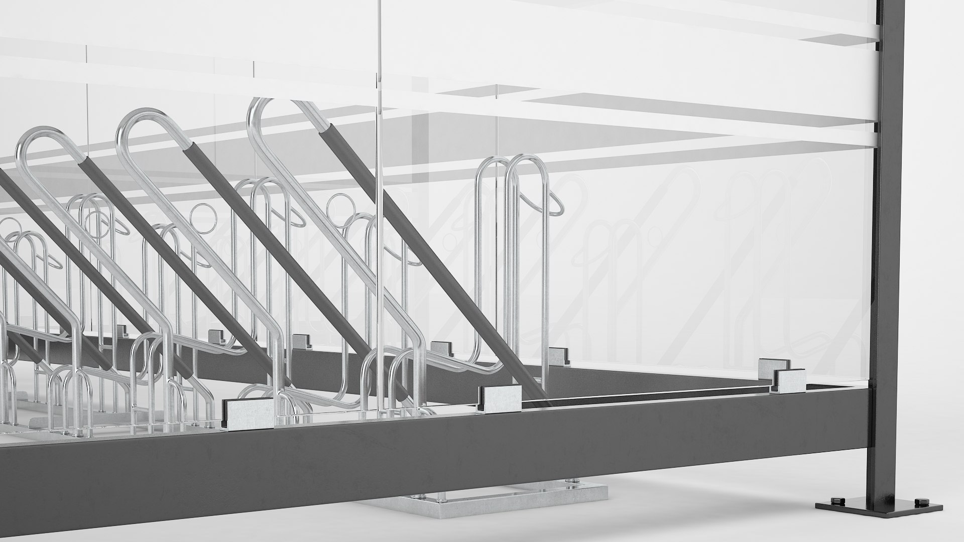 3D Bicycle Parking Rack 03 - TurboSquid 2163846