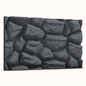 3D Stone Wall 116 model