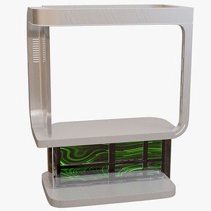 Sci-Fi Holographic Comm Pod