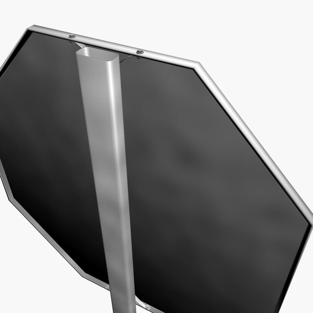 3d Model Stop Sign