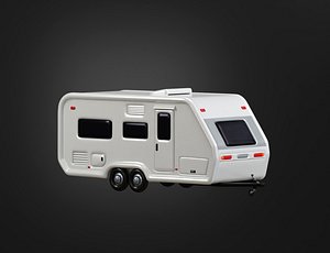 3D Camper Caravan model