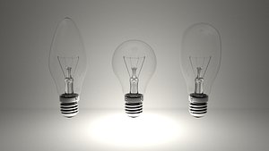 3D light bulb