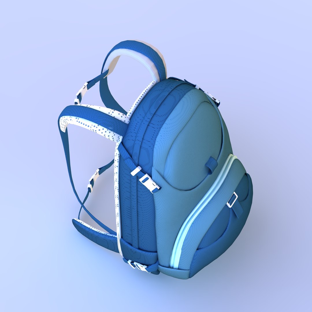 3D Simple Backpack - TurboSquid 1226057