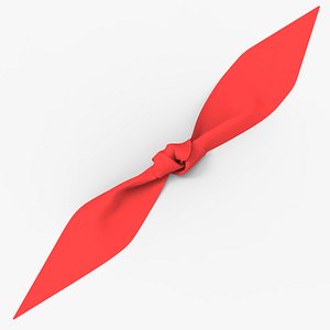 Simple Ribbon Bow 3D