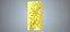 Modern Floral Leaves Decor Bas Relief Mural STL CNC 92