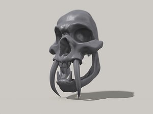 3D Orc Skull model