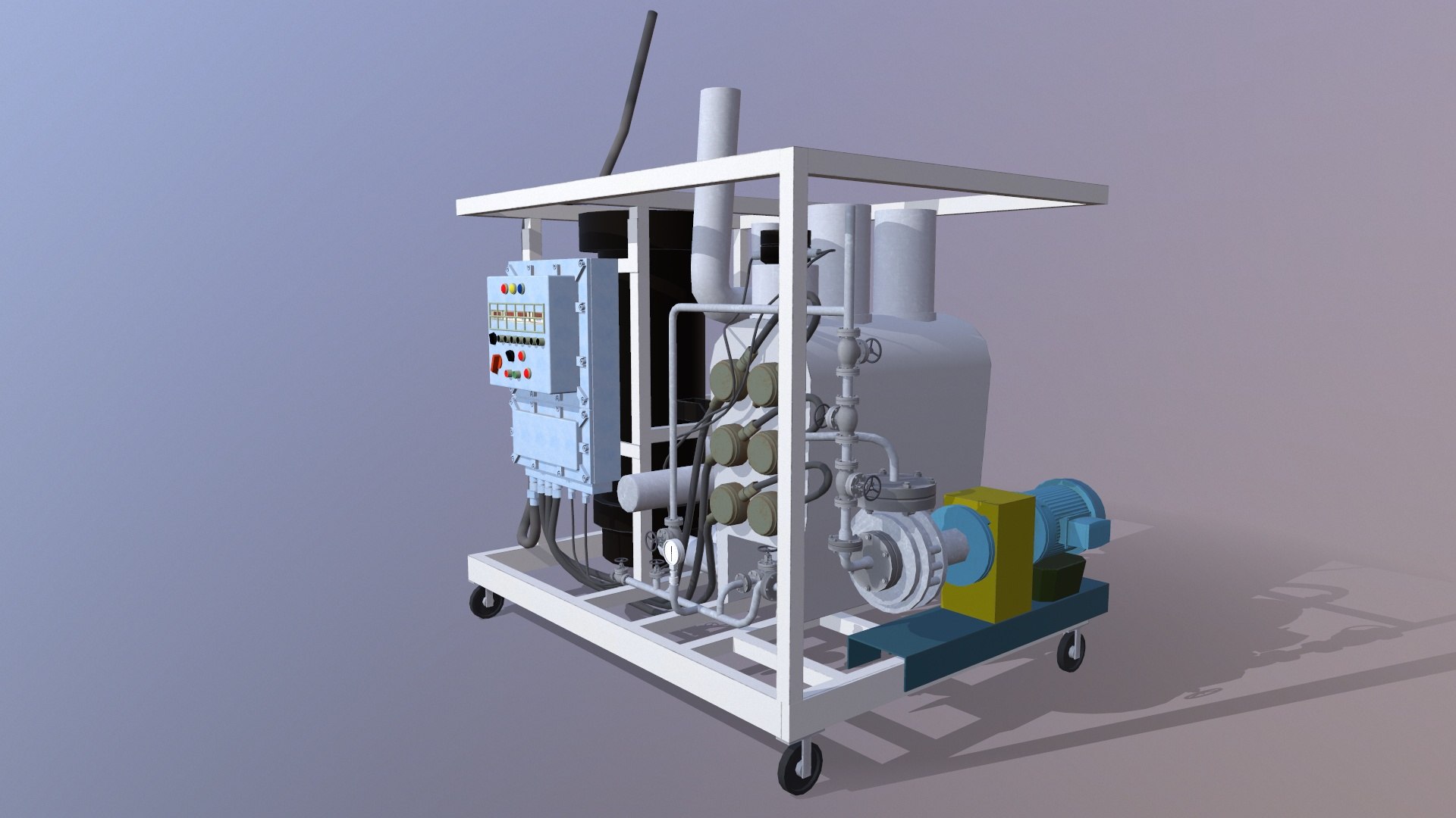 3D Model Hydraulic Flushing Unit - TurboSquid 2287572
