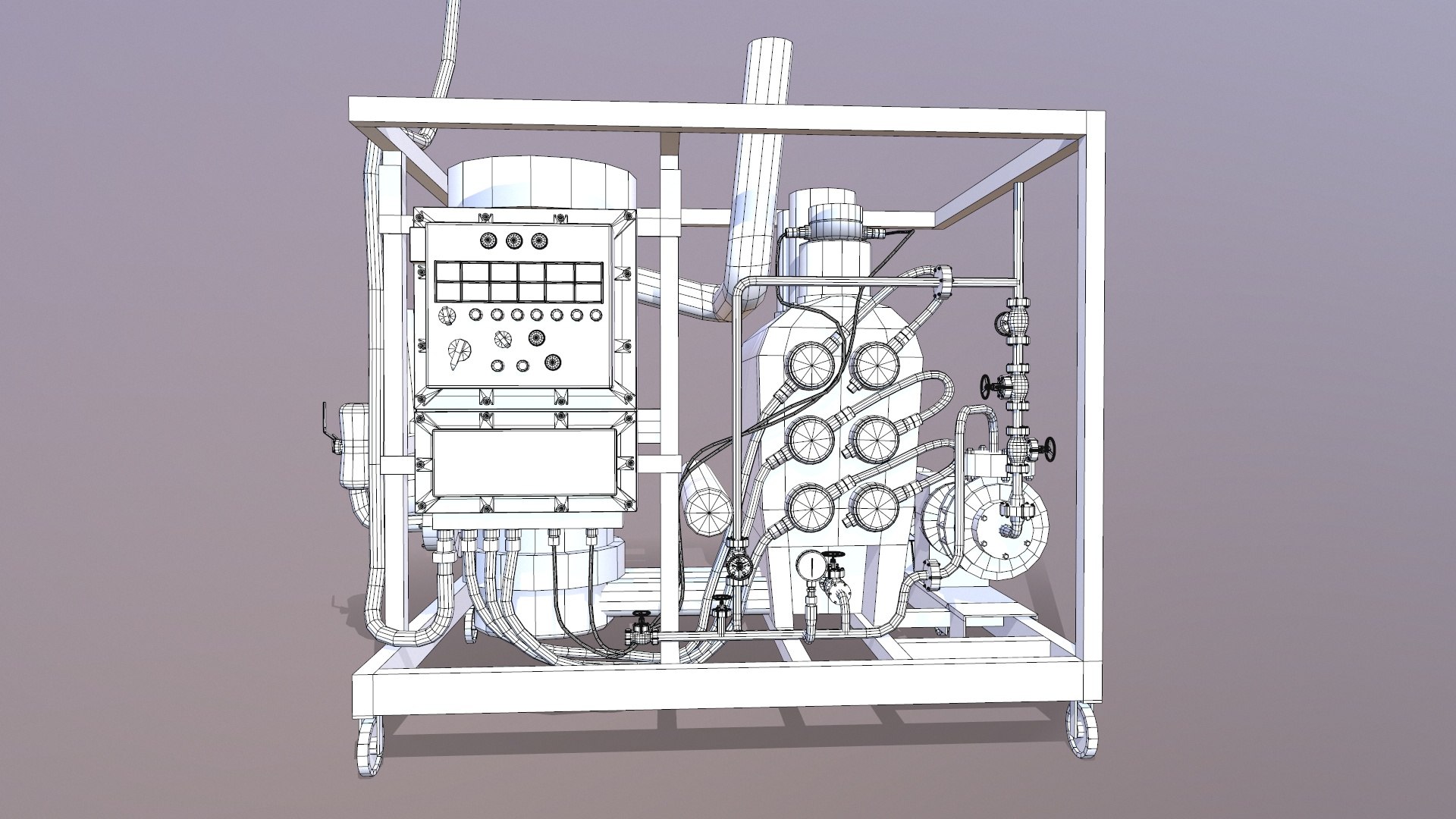 3D Model Hydraulic Flushing Unit - TurboSquid 2287572