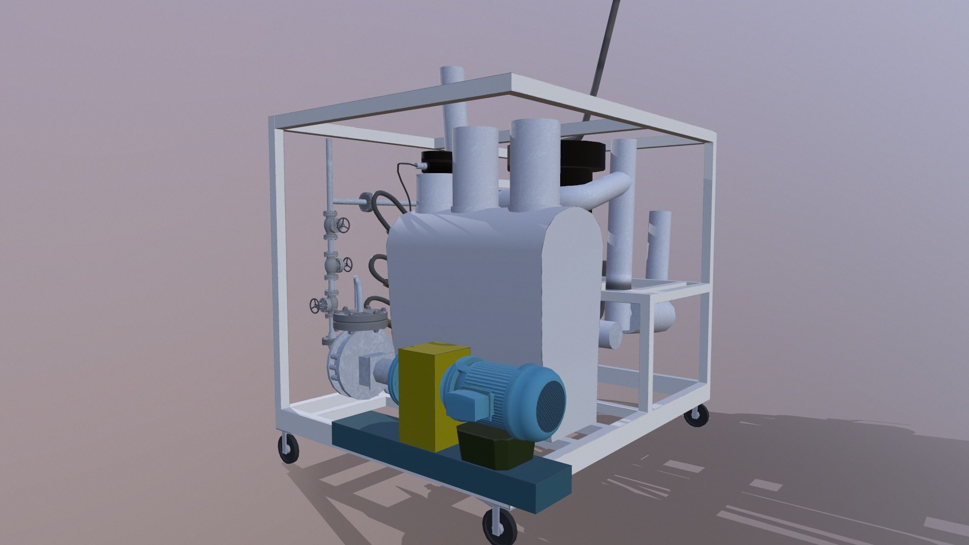 3D Model Hydraulic Flushing Unit - TurboSquid 2287572