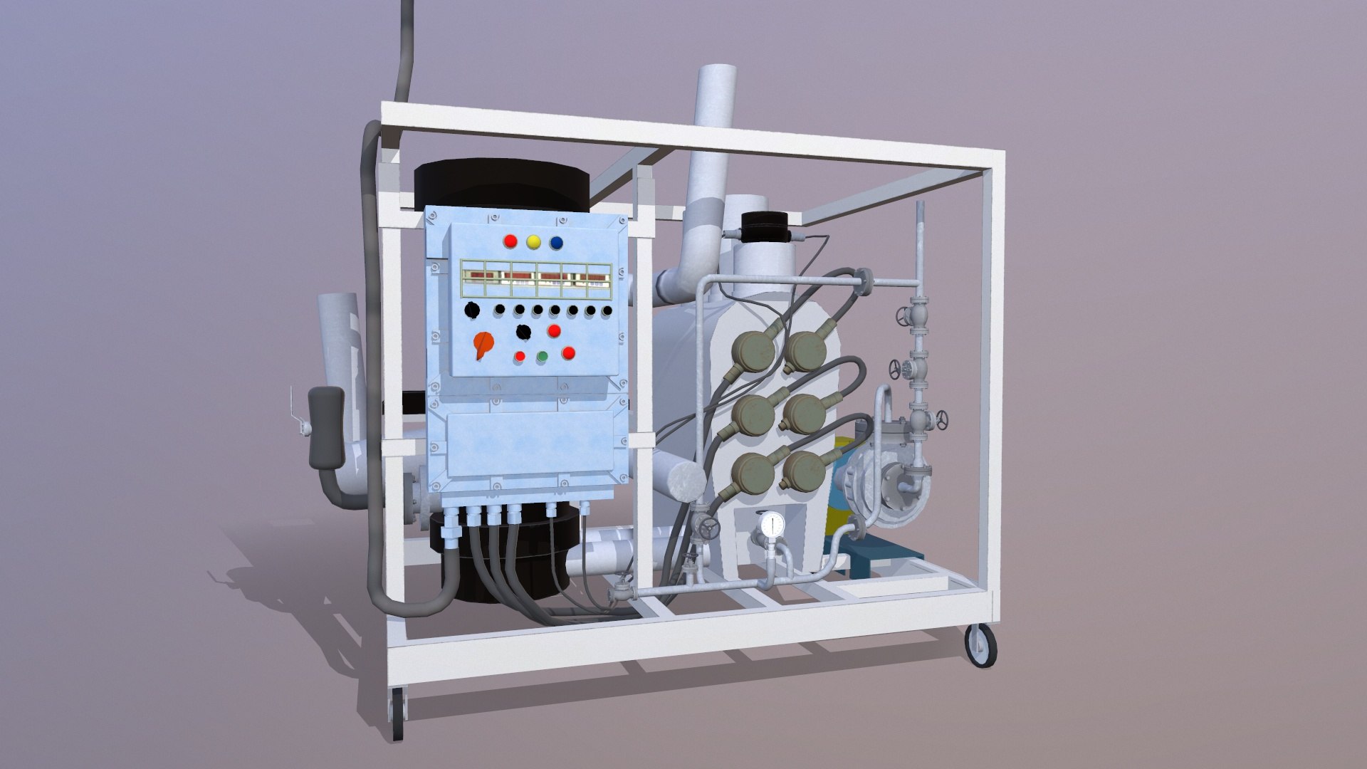 3D Model Hydraulic Flushing Unit - TurboSquid 2287572