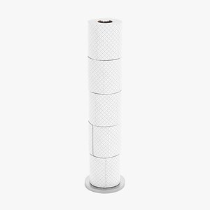 Toilet Paper on Holder 4